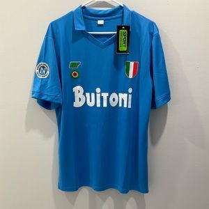 NAPOLI MENS MARADONA 1987/88 JERSEY — SIZE: M